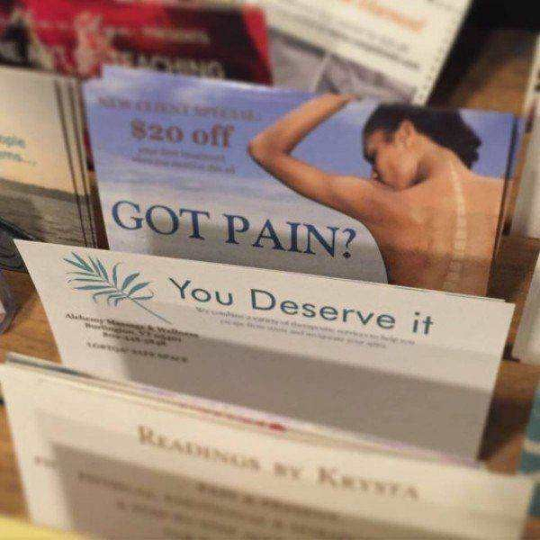 got pain?, you deserve it