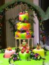 psychedelic wedding cake, wtf