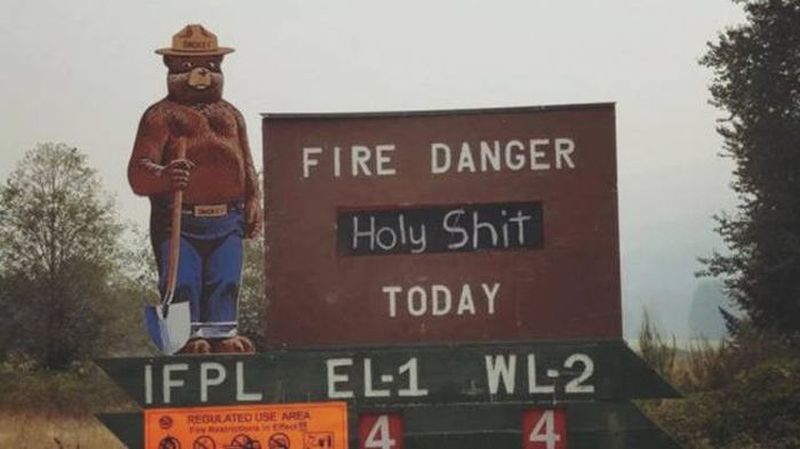 fire danger holy shit today