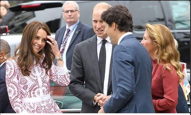 that face you make when you're married to a prince but you meet justin trudeau