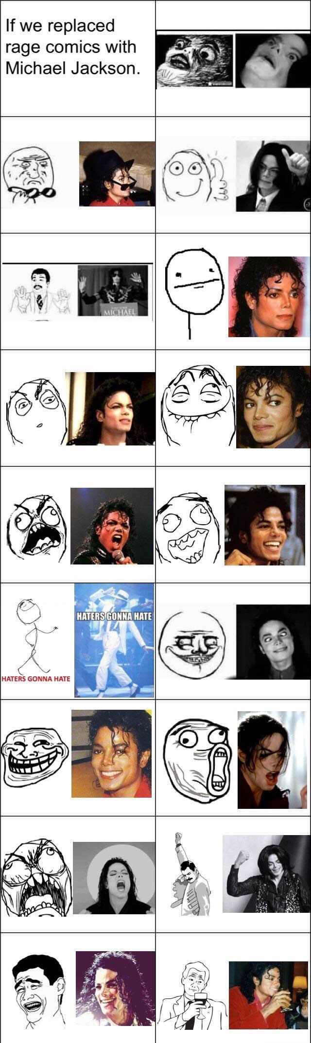 if we replaced rage comics with michael jackson