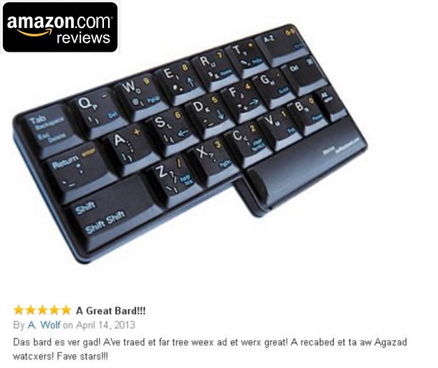 half a keyboard review on amazon