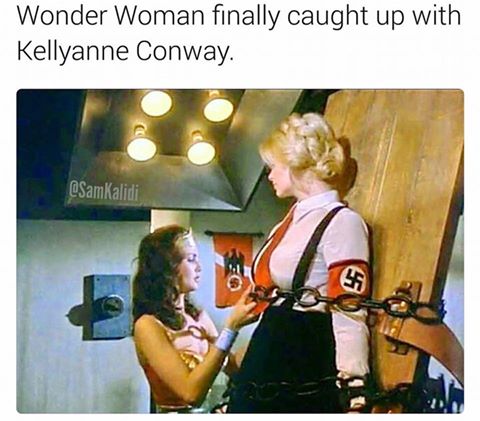 wonder woman finally caught up with kelly anne conway
