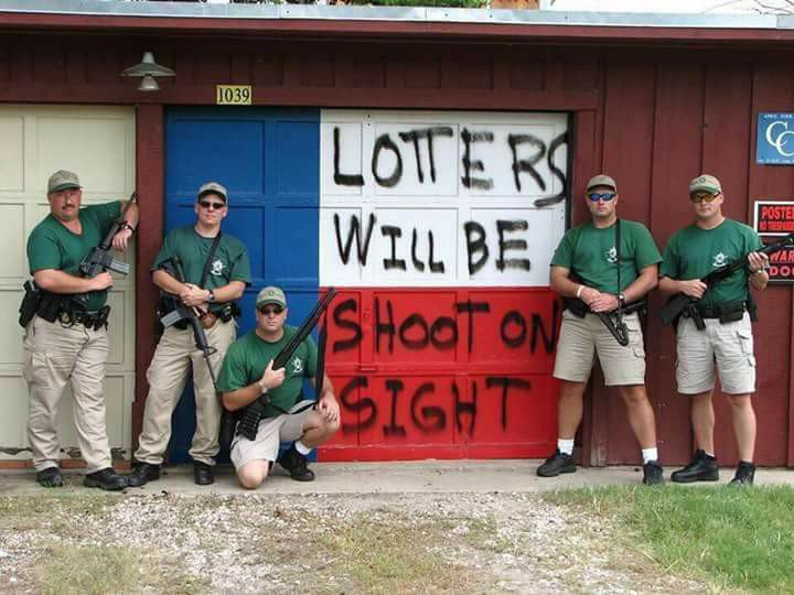 lotters will be shoot on sight, fail