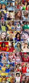 soccer female fans from around the world
