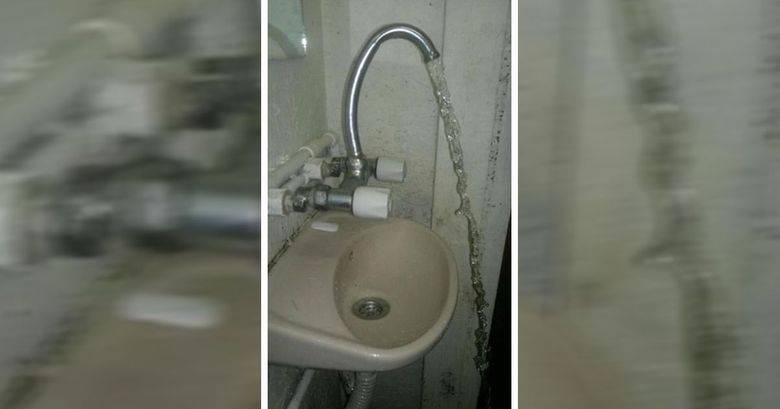 when you choose the wrong faucet and plumber for your sink, worst renovations ever