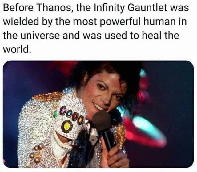 before thanos, the infinity gauntlet was wielded by the most powerful human in the universe and was used to heal the world