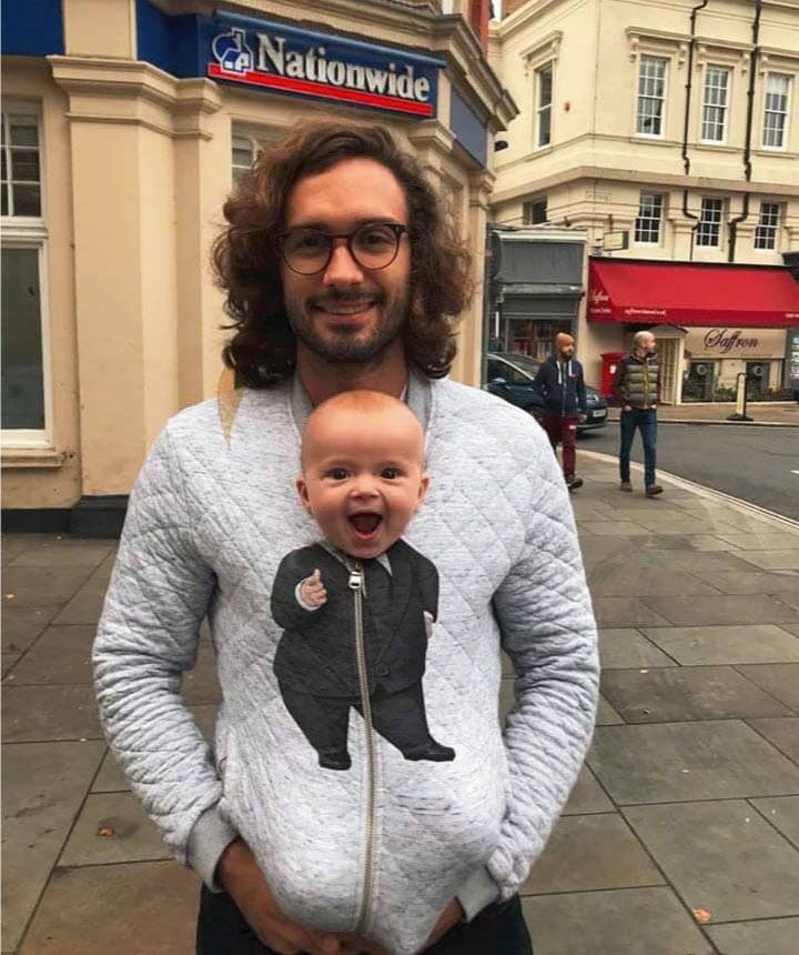 the perfect sweatshirt for baby daddies