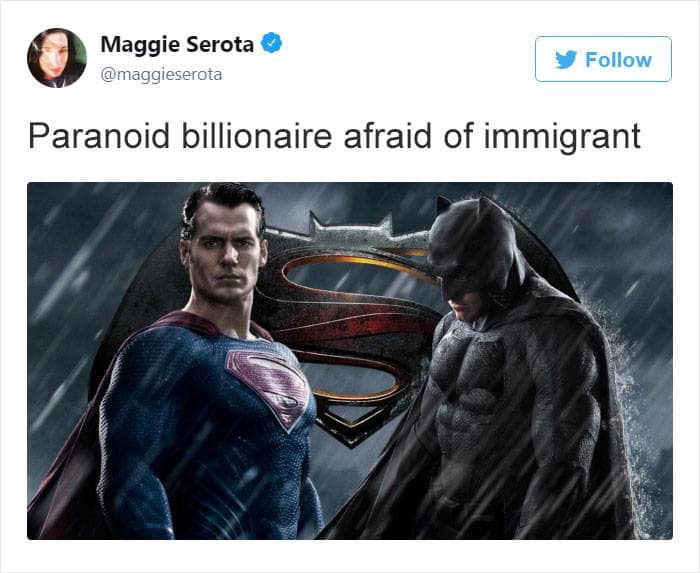 paranoid billionaire afraid of immigrant