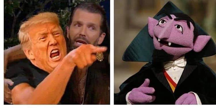 donald trump versus the count, meme