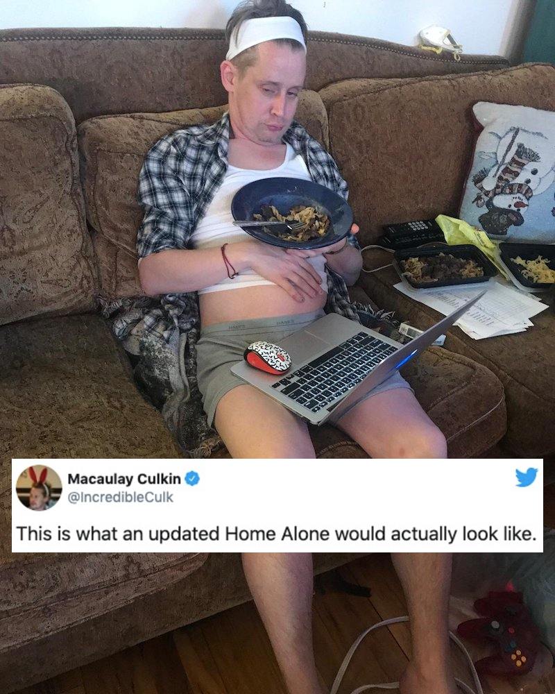 this is what an updated home alone would actually look like, macaulay culkin