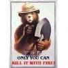 only you can kill it with fire, smokey the bear