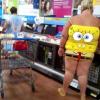 spongebob, fat, shirt, shorts