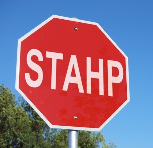 stahp sign