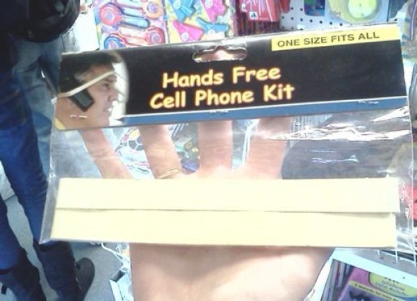 fail, hands free, cell phone, product