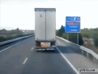 gif, truck, wind, wow, extreme
