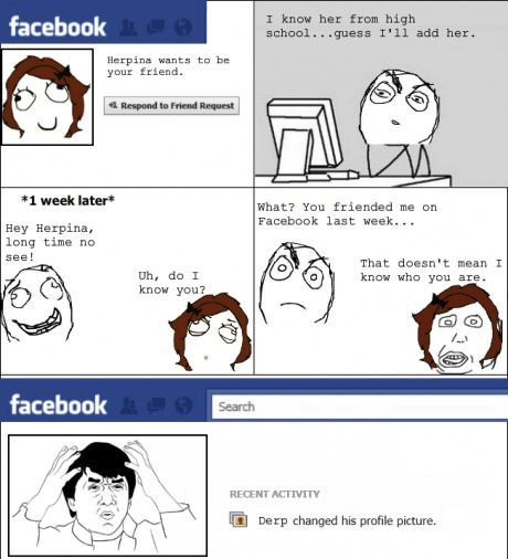 facebook, wtf, high school, friend, stupid