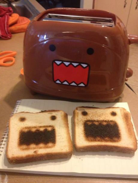 toast, toaster, face