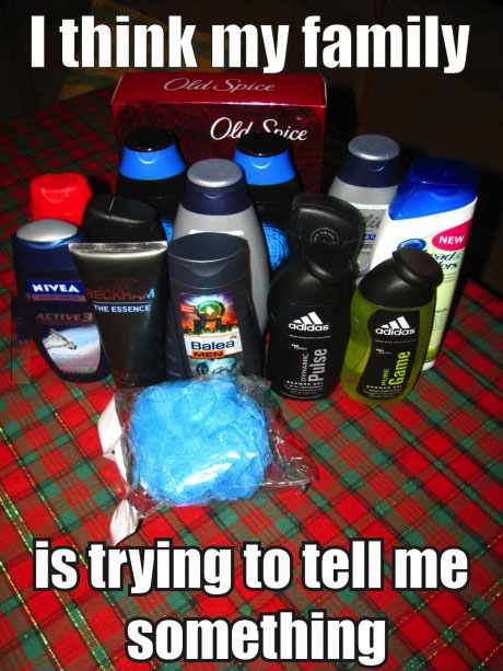 gift, deodorant, soap, smell, meme, christmas
