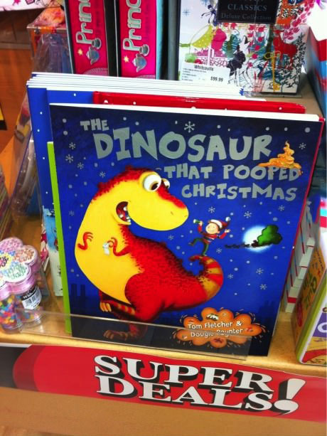 dinosaur, true, story, book, kid, christmas, poop