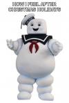how I feel after christmas holidays, michelin man