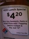 420, dominos, pizza, ad