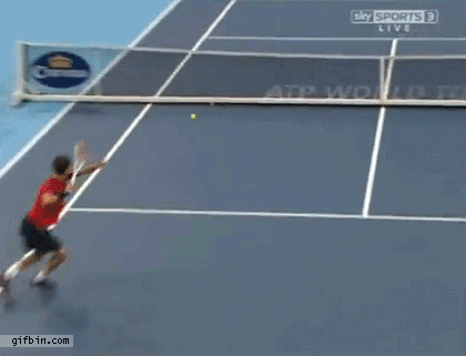 tennis, gif, win, behind the back