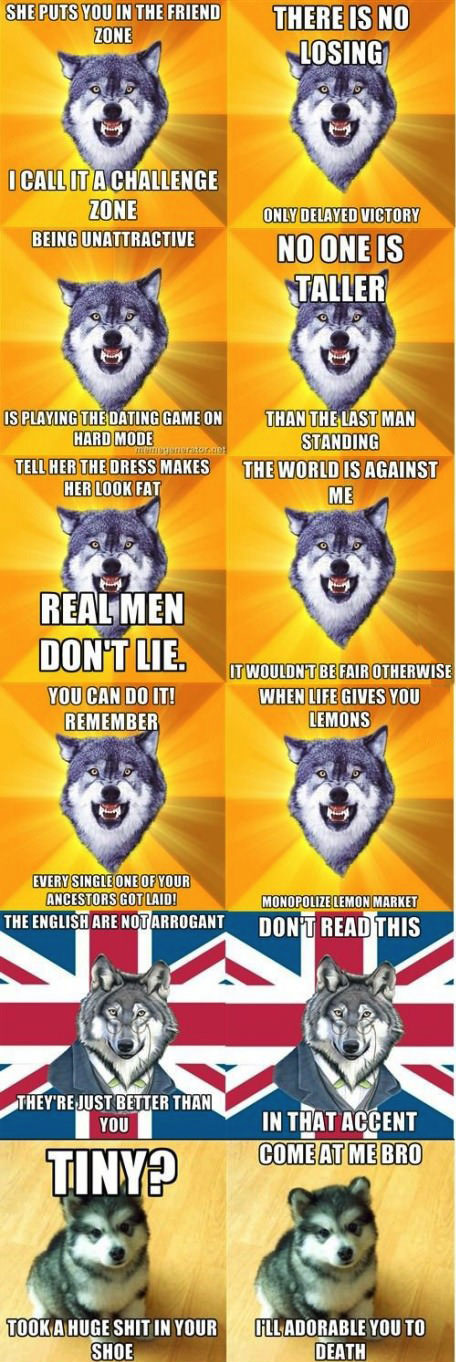 courage wolf series, meme