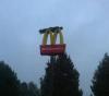 mcdonalds, sign, planking, golden arches, wtf