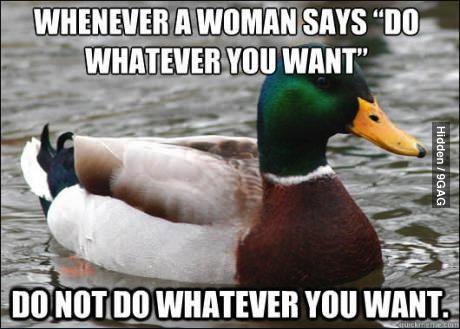 actual advice mallard, duck, meme, woman