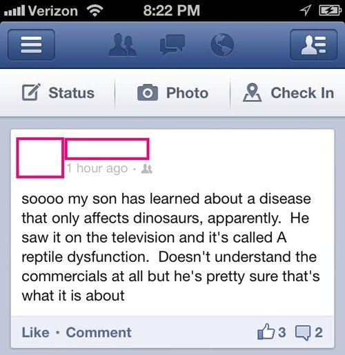 kid, innocent, dinosaur, erectile dysfunction,