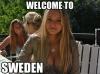 welcome to sweden, swedish women and cleavage, meme