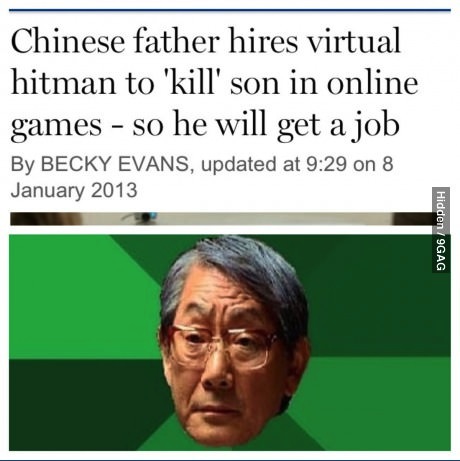 news, chinese, job, video game, hitman, fail, win