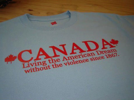 living the american dream without the violence since 1867, canada