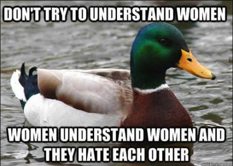 advice duck, women, understand