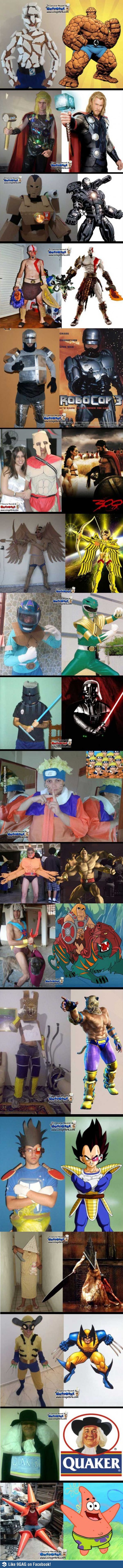 close enough, costume fail, super hero, movie character, long, compilation