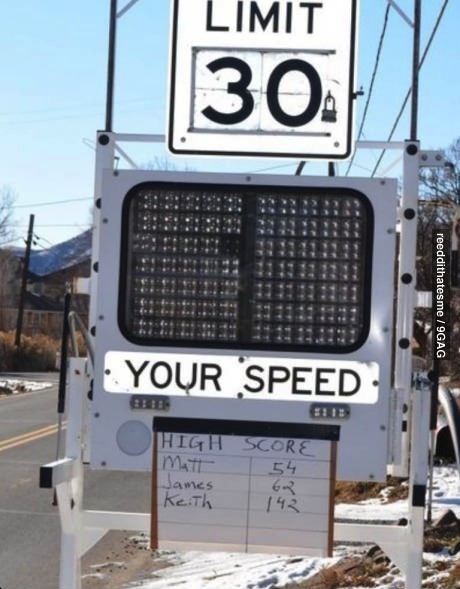 speed limit, sensor, high score