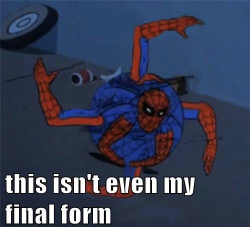 final form, spiderman