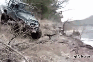 gif, jeep, exit, like boss