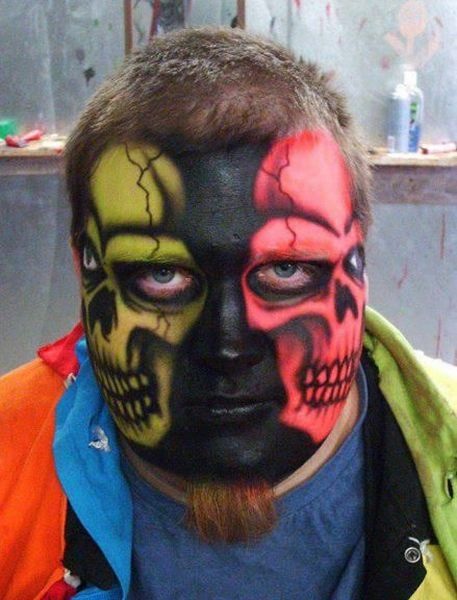 face paint, eyes, win