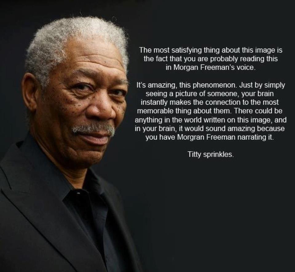 human, brain, voice, morgan freeman