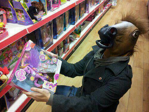horse, mask, wtf, toy, pony