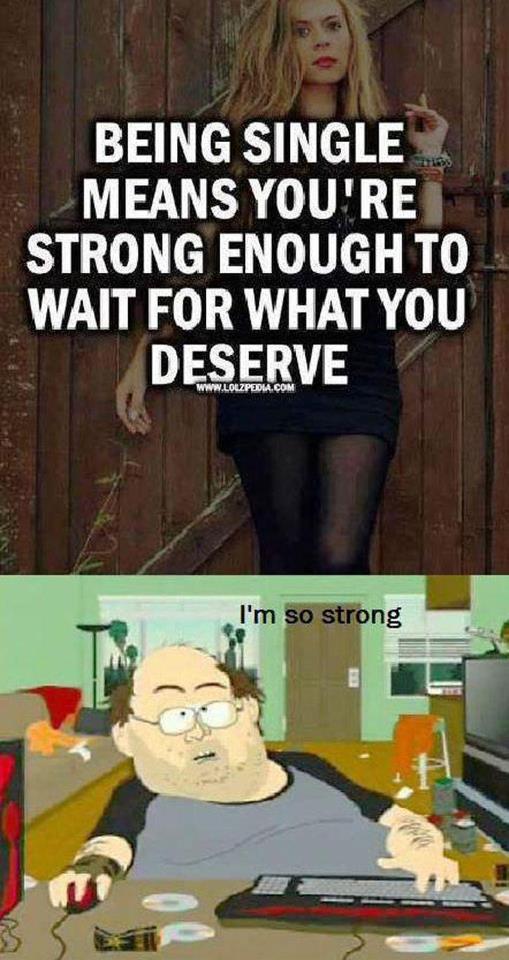 single, strong, south park