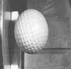 golf, ball, slow motion, impact, wow