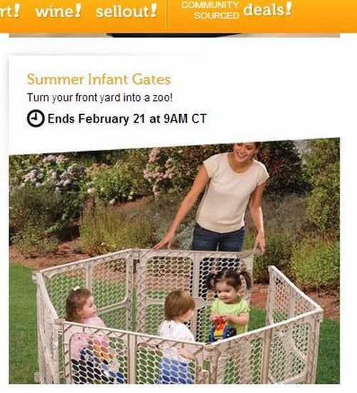 summer infant gates, turn your front yard into a zoo, product label wtf