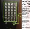how to use an elevator without stopping, hold close door button till doors close, select floor and do not let ho of number and close door button till elevator moves, this will allow you to go straight to that floor, used by police so they can get to floors quicker