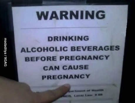 sign, warning, alcohol, pregnancy