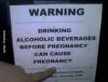 sign, warning, alcohol, pregnancy