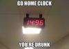 clock, fail, meme, go home you're drunk