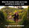 adventure, the hobbit, school, teacher, student